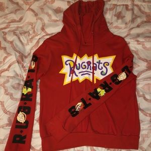 rugrats hoodie red